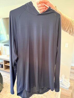 lululemon athletica Men's Long Sleeve Hooded Top - Navy